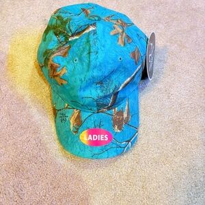 Realtree Ladies Blue Camouflage Hat